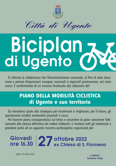 Piano della mobilit&agrave; ciclistica di Ugento e del suo territorio