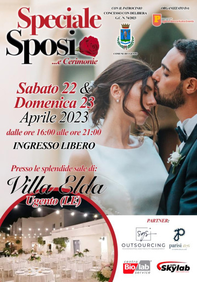 &ldquo;SPECIALE SPOSI .....E CERIMONIE&rdquo; DEL 22 E 23 APRILE 2023