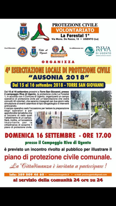 Protezione Civile LA FORESTAL 1&deg;