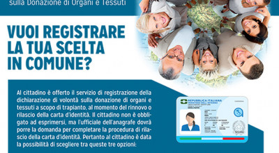 UNA SCELTA IN COMUNE - Esprimi la tua Volont&agrave; sulla Donazione di Organ...
