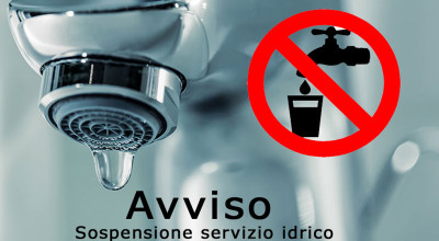 Sospensine erogazione idrica nell&rsquo;abitato di Ugento e di Torre San Giov...